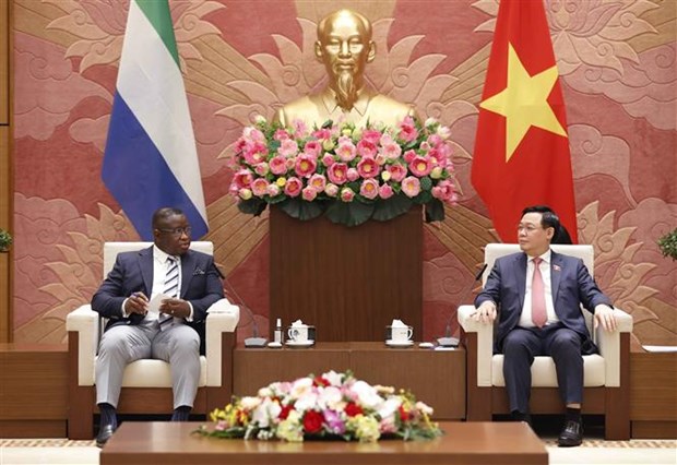 NA Chairman welcomes President of Sierra Leone